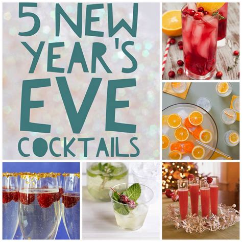 Recipe Roundup : New Year's Eve Cocktails - Minute With Mary