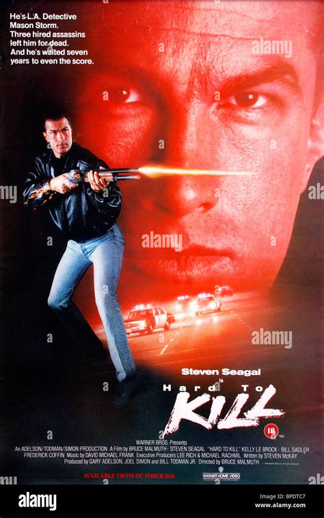 STEVEN SEAGAL POSTER HARD TO KILL (1990 Stock Photo, Royalty Free Image: 31037335 - Alamy