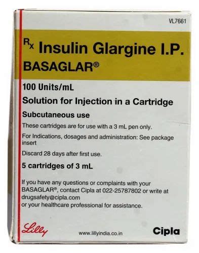 Basaglar Insulin at Rs 480/piece | Insulin Penfill in Lucknow | ID ...