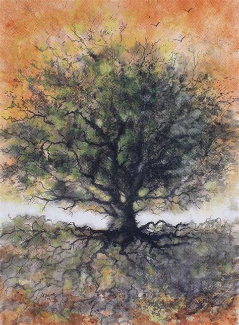 Watercolor Oak Tree at GetDrawings | Free download