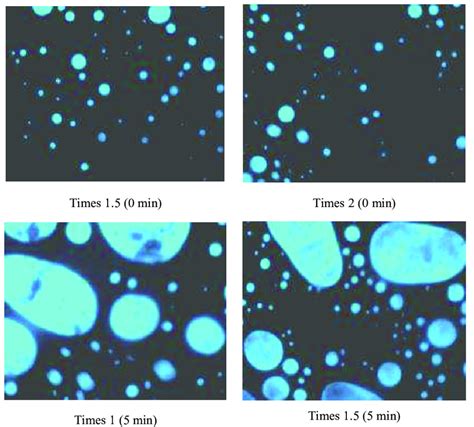 Microemulsion at different concentrations. | Download Scientific Diagram