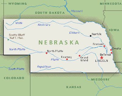 Nebraska Map Shows Nebraska-Shaped Field - Neatorama