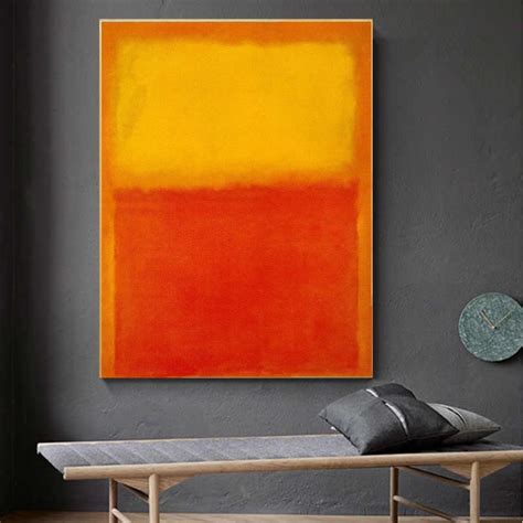 Mark Rothko Orange and Yellow 1956 Rothko Art Poster - Etsy