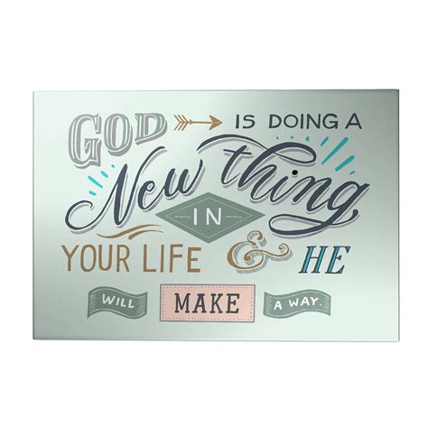 God Is Doing a New Thing | Original Inspirational Poster | papemelroti | Markdowns | Warehouse ...