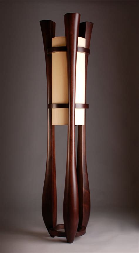 Chronos by Kyle Dallman (Wood Floor Lamp) | Artful Home