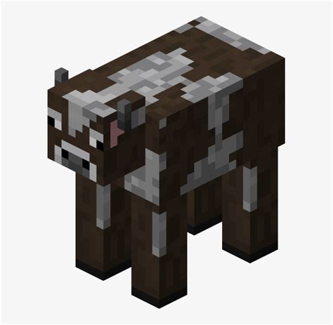 Minecraft Cow - 585x721 PNG Download - PNGkit