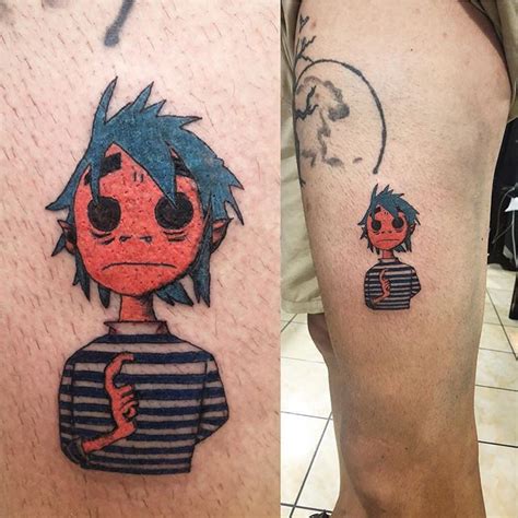 #gorillaz @gorillaz #2D . . . . . #tattoo #inkstagram #IntenzePride #worldfamousink #zuperblack ...