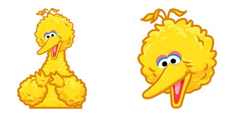 Sesame Street Big Bird Animated Cursor - Cartoon Cursors - Sweezy