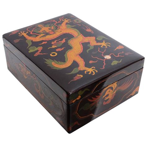 Rare Korean Lacquer Box, circa 19th Century For Sale at 1stdibs