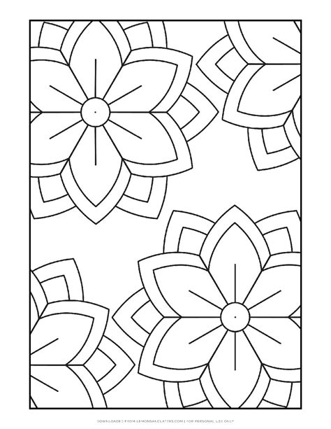 flower-mandala-coloring-page12 - Lemons & Lattes