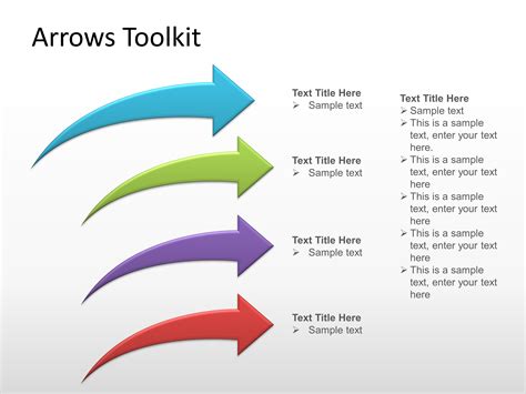 Arrows Template for PowerPoint Presentations PowerPoint Presentation PPT