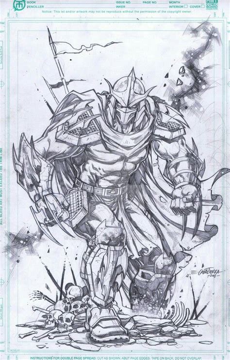 Super Shredder sketch | Tmnt art, Ninja turtles art, Ninja turtles artwork