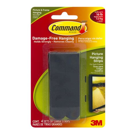 Save on Command Damage-Free Hanging Picture Hanging Strips Black Order Online Delivery | Stop & Shop