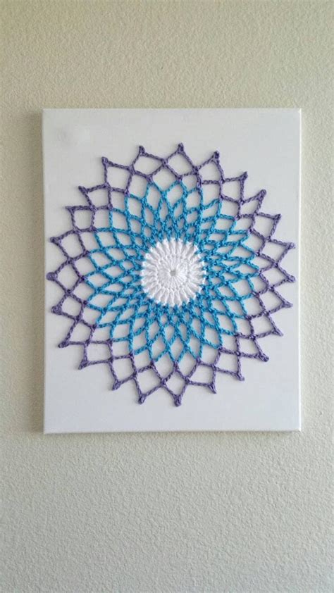 Wall Art Mandala Crochet Wall Hanging Wall Hanging Wall