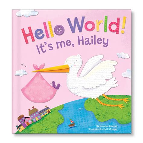 Hello World! in Pink | Personalized Children's Books | Pear Tree