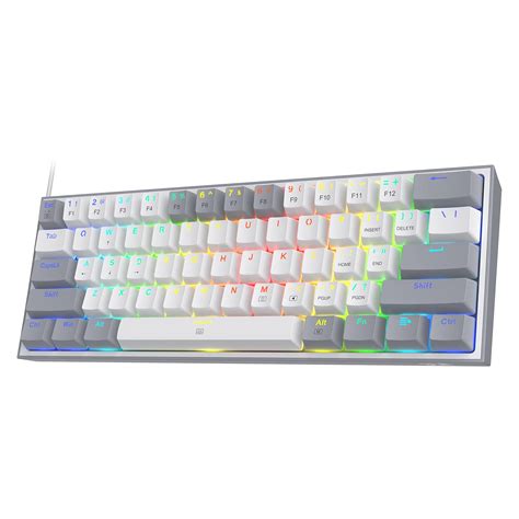 Buy RedragonK617 Fizz 60% Wired RGB Gaming Keyboard, 61 Keys Compact ...