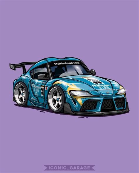 Illustration Artists, Digital Illustration, Digital Drawing, Digital Art, Japan Cars, 2d Art ...