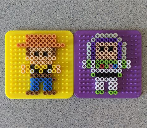 Toy Story Woody and Buzz Lightyear perler beads pattern cute and easy in 2021 | Perler bead ...