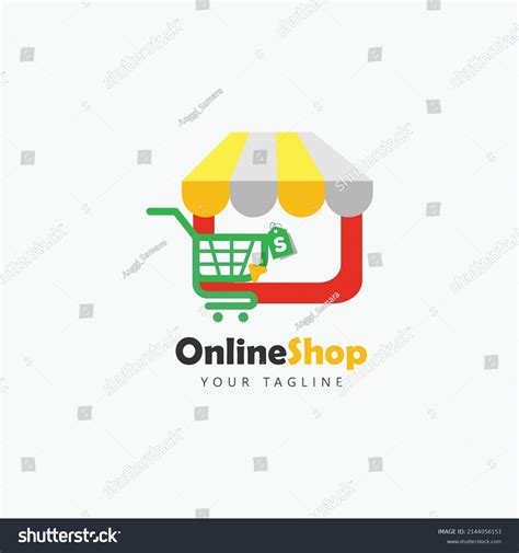 Desain Logo Toko Online Modern Template Vector - Royalty Free Stock ...