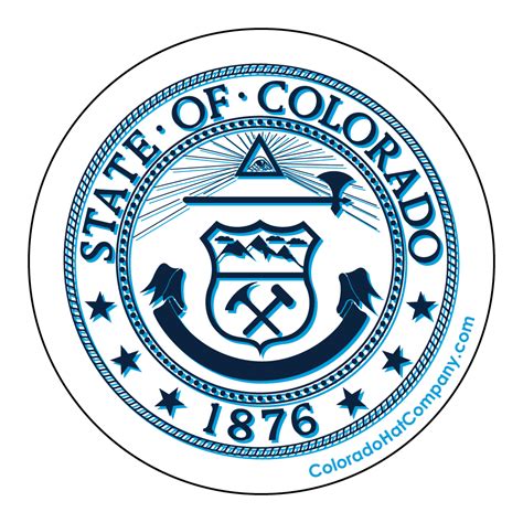 Colorado State Seal Sticker – Colorado Hat Company