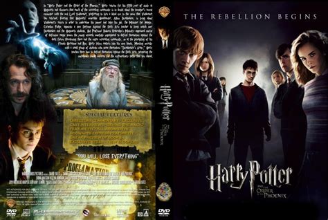 Harry Potter And The Order Of The Phoenix - Movie DVD Custom Covers ...