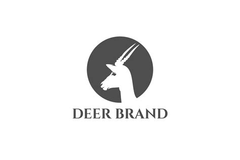 Deer Brand Logo Design Template Graphic by Md_mohiuddin · Creative Fabrica