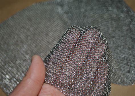 304L Stainless Steel Welded Rings Chainmail Mesh Fabric For Decoration ...