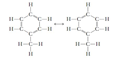 Solved: We can write two resonance structures for toluene, C6H5CH3... | Chegg.com