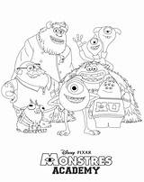 Monsters Inc Characters Coloring Pages At GetDrawings  Free Download sketch template