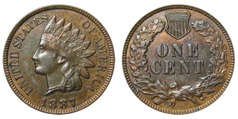 1887 Indian Head Penny Coin Value Prices, Photos & Info