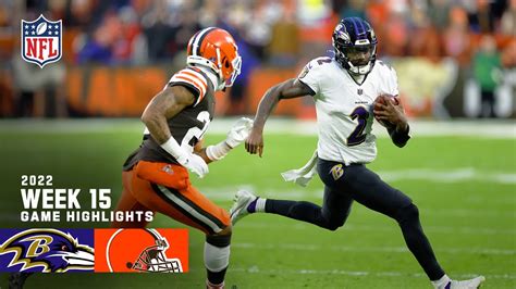 Baltimore Ravens vs. Cleveland Browns | 2022 Week 15 Game Highlights ...