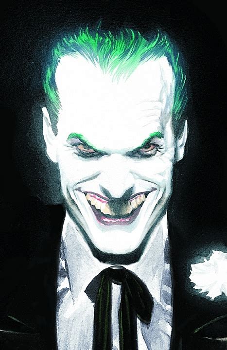 Alex Ross--Joker GSET cover, in Sal Abbinanti's 'ALEX ROSS - FALL 2023 Comic Art Gallery Room