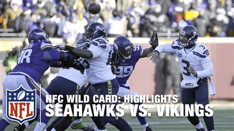 Seahawks vs. Vikings | NFC Wild Card Highlights | NFL - YouTube