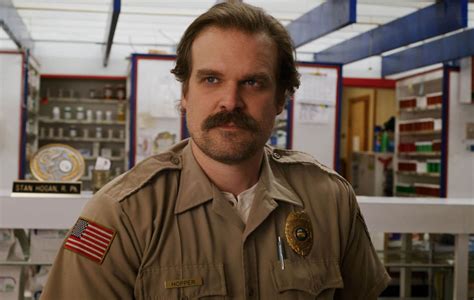 Jim Hopper posts a BTS photo from Stranger Things Season 3