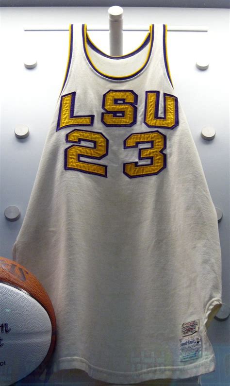 Pete Maravich's LSU Jersey (Alternate Colors?) | libsciterp | Flickr