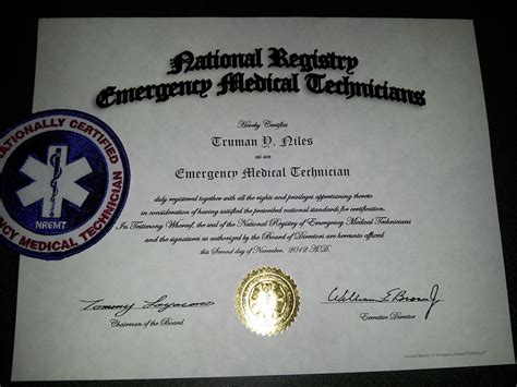 National EMT Certification | After waiting three days to fin… | Flickr