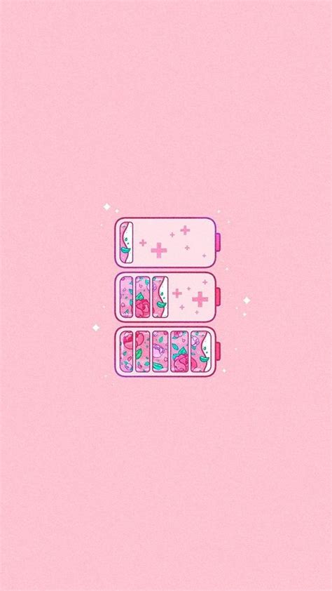 Aesthetic Pink Wallpaper with Flowers