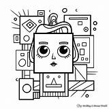 Rectangle Coloring Pages sketch template