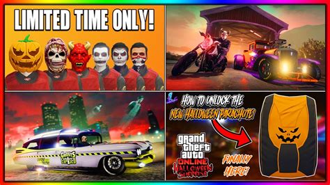 *OUT NOW* HALLOWEEN UPDATE GTA 5 ONLINE! Face Paints, Halloween Vehicles! Halloween 2023 DLC ...