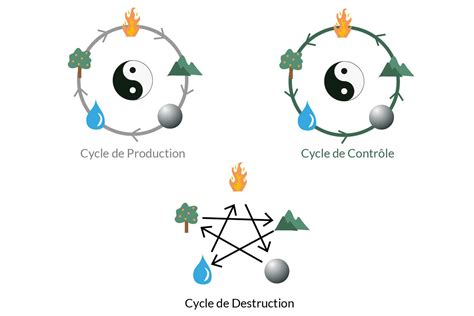 The 5 Chinese elements: wu xing - Feng Shui Expert - Aude à la Déco