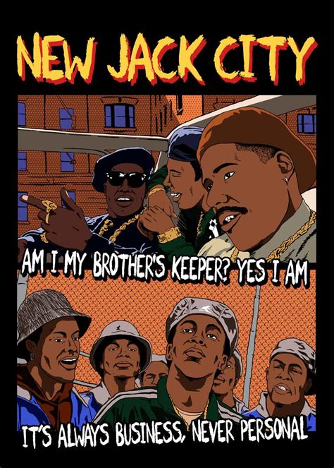 'New jack city' Poster, picture, metal print, paint by Nanu Nano | Displate