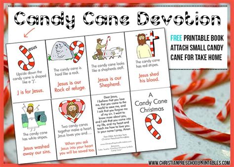 candy cane story free printable