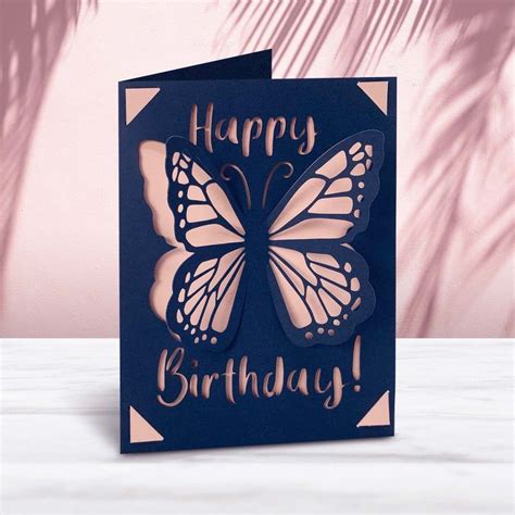 Cricut Joy Butterfly Pop up Card Template SVG File Instant | Etsy | Pop up card templates ...