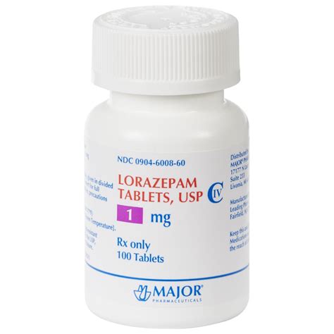 LORAZEPAM 1MG TAB