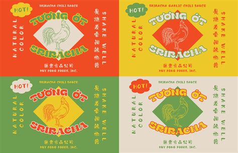 Huy Fong Foods Sriracha Rebrand on Behance