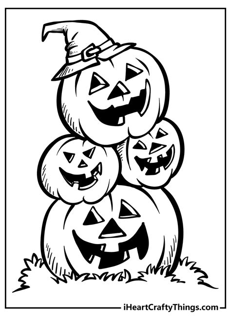 Printable Halloween Coloring Pages Free - Printable Templates