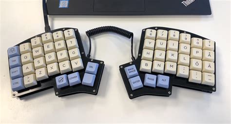 Iris split with Swedish layout. Takes a lot of time to get used to, but was a blast to build and ...