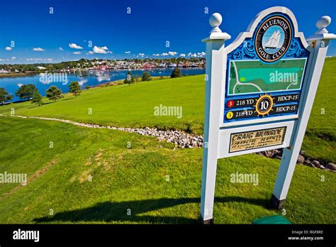 Bluenose Golf Club in Lunenburg, Lunenburg Harbour, Lighthouse Route, Highway 3, Nova Scotia ...