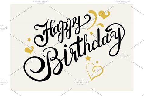 Happy Birthday. Lettering | Happy birthday font, Happy birthday calligraphy, Happy birthday signs