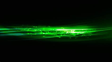 HD wallpaper: green and black LED light, abstract, artwork, glowing ...